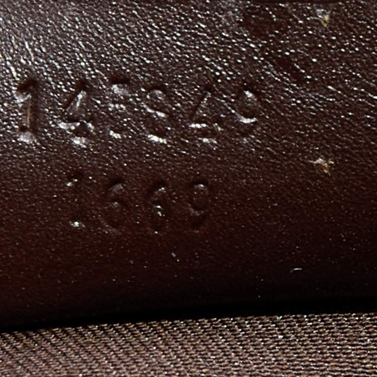 Pre Owned Gucci Beige/Brown GG Canvas and Leather Backpack