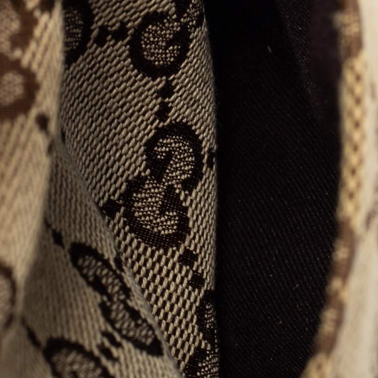 مملوكة مسبقًا Gucci Beige GG Canvas Web Belt Bag