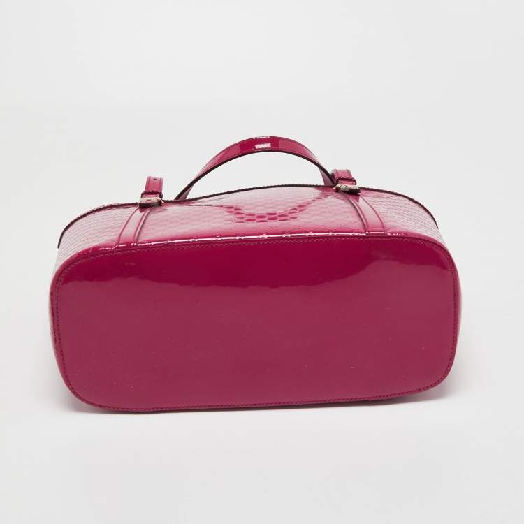 Pre Owned Gucci Pink Microguccissima Leather Nice Tote