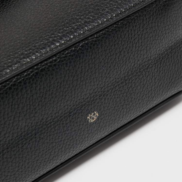 Pre Owned Gucci Black Grained Leather Small Zumi Crossbody bag