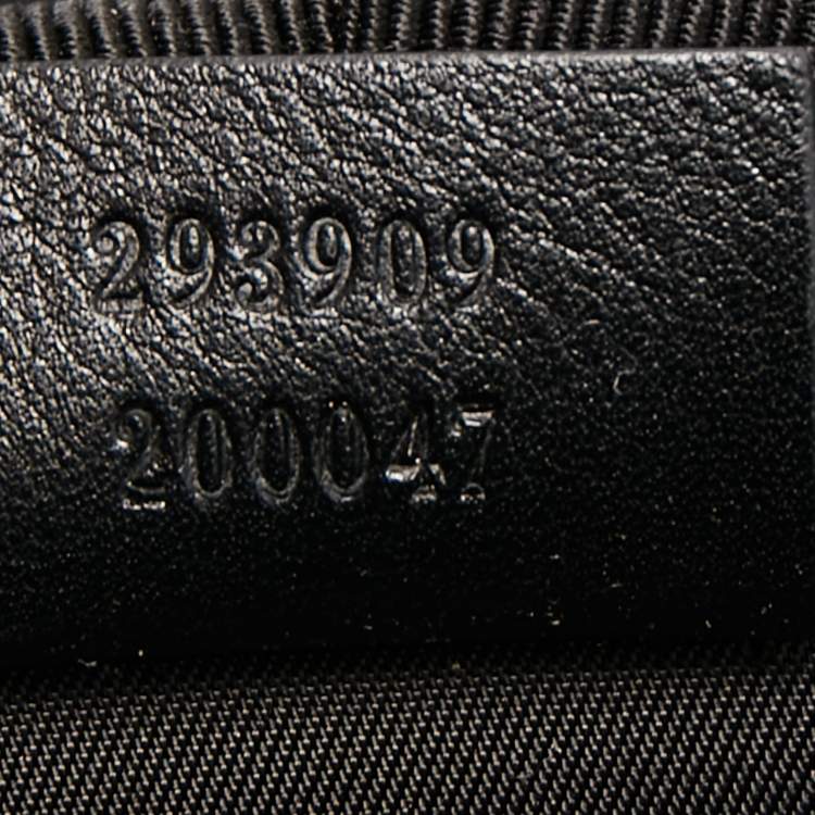 مملوكة مسبقًا Gucci Beige/Ebony Diamante Supreme Canvas Four Wheel Carry-On Suitcase