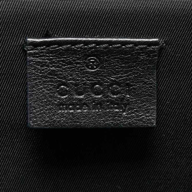 مملوكة مسبقًا Gucci Beige/Ebony Diamante Supreme Canvas Four Wheel Carry-On Suitcase