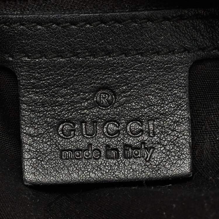 مملوكة مسبقًا Gucci Burgundy GG Crystal Canvas and Leather Large Hysteria Hobo
