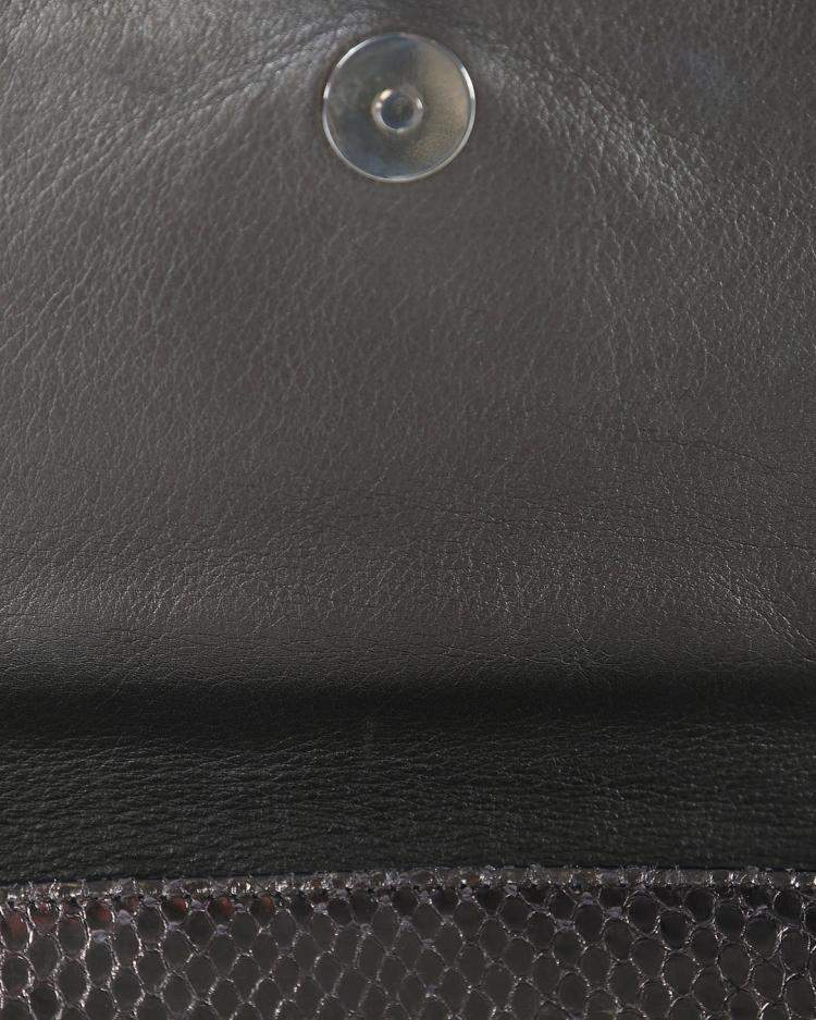 Pre Owned Gucci Bronze Snakeskin Leather Vintage GG Logo Shoulder Bag 