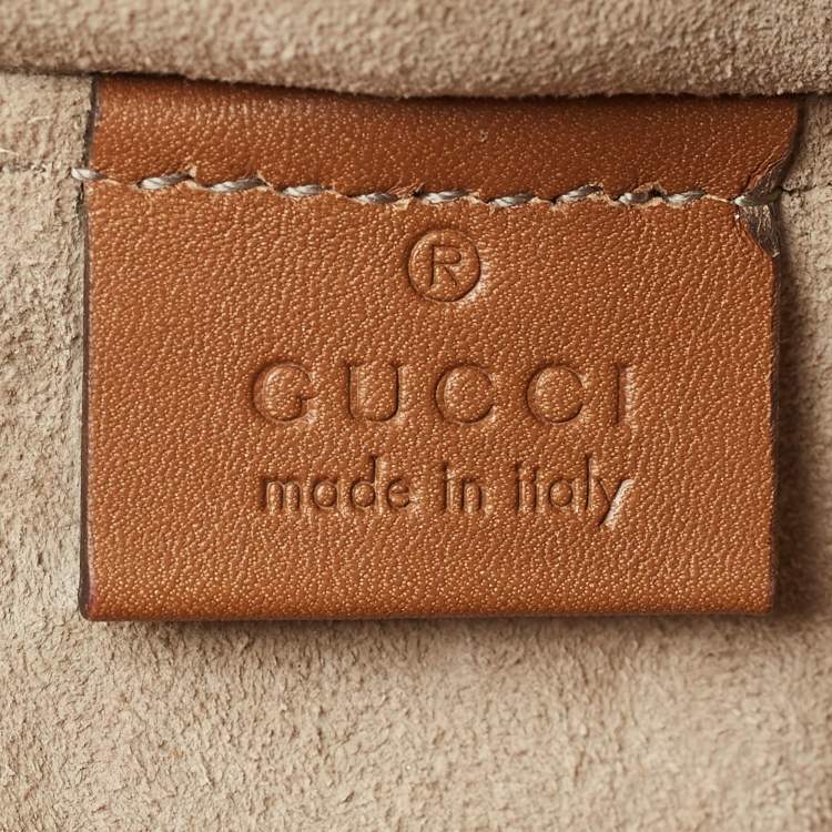 Pre Owned Gucci Brown Suede Horsebit Shoulder Bag