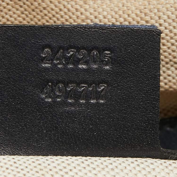Pre Owned Gucci Beige/Blue GG Canvas Joy Web Boston Bag