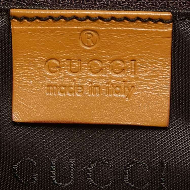 مملوكة مسبقًا Gucci Beige/Brown GG Canvas and Leather Small Jackie Hobo