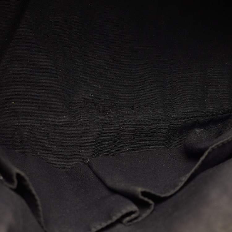 Pre Owned Gucci Black Leather Dome Satchel