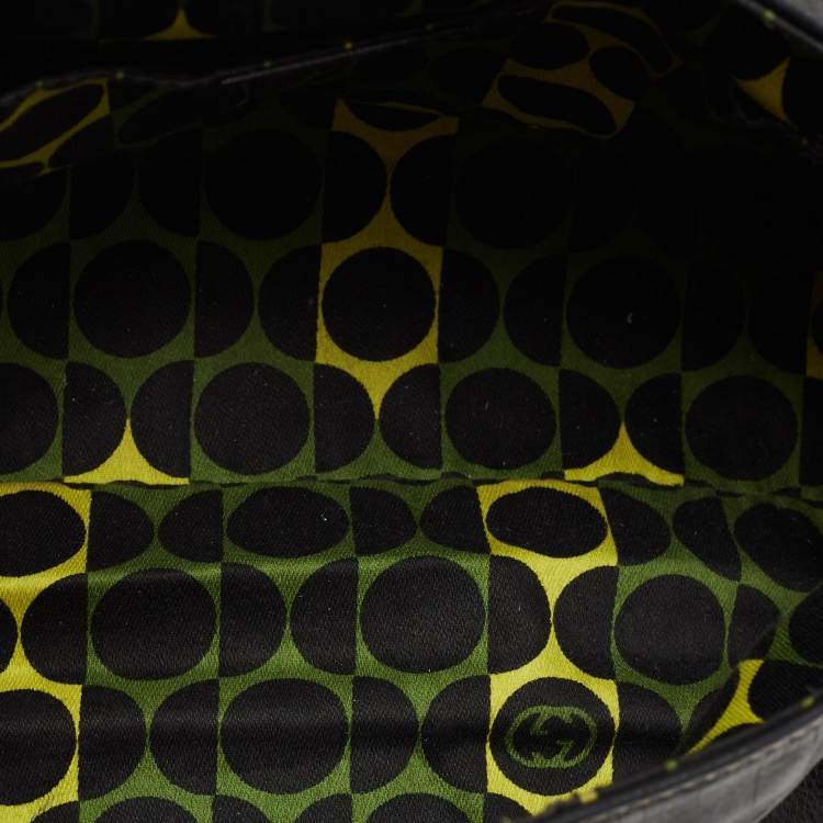 Pre Owned Gucci Black Leather Small Duchessa Shoulder Bag