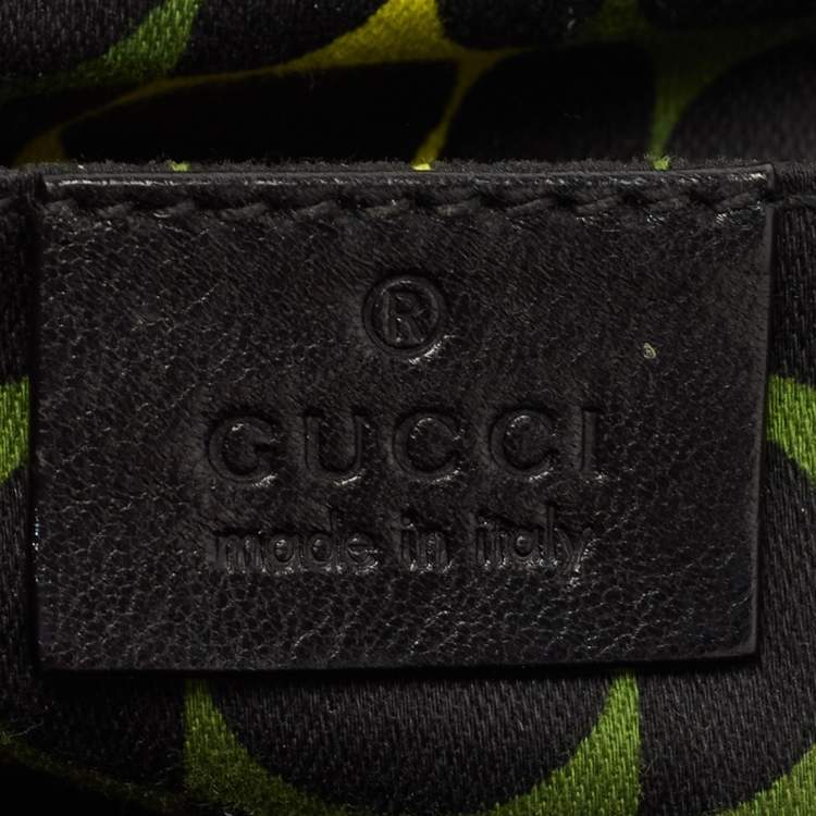 Pre Owned Gucci Black Leather Small Duchessa Shoulder Bag