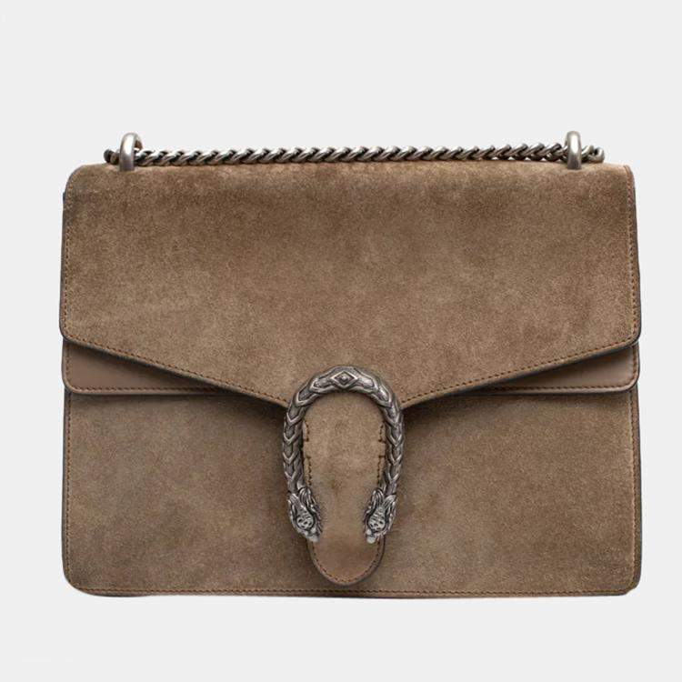 Gucci Brown Suede Dionysus Medium Shoulder Bag Gucci | The Luxury Closet