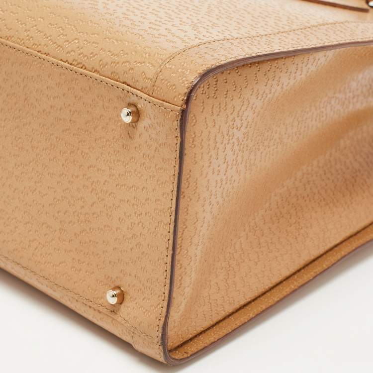 مملوكة مسبقًا Gucci Tan Leather Medium Diana Tote