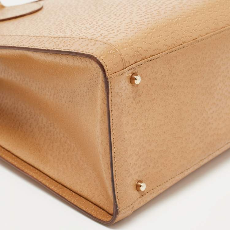 مملوكة مسبقًا Gucci Tan Leather Medium Diana Tote