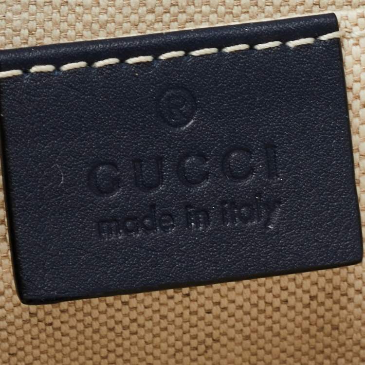 Pre Owned Gucci Tri Color Leather Medium Dionysus Bamboo Top Handle Bag
