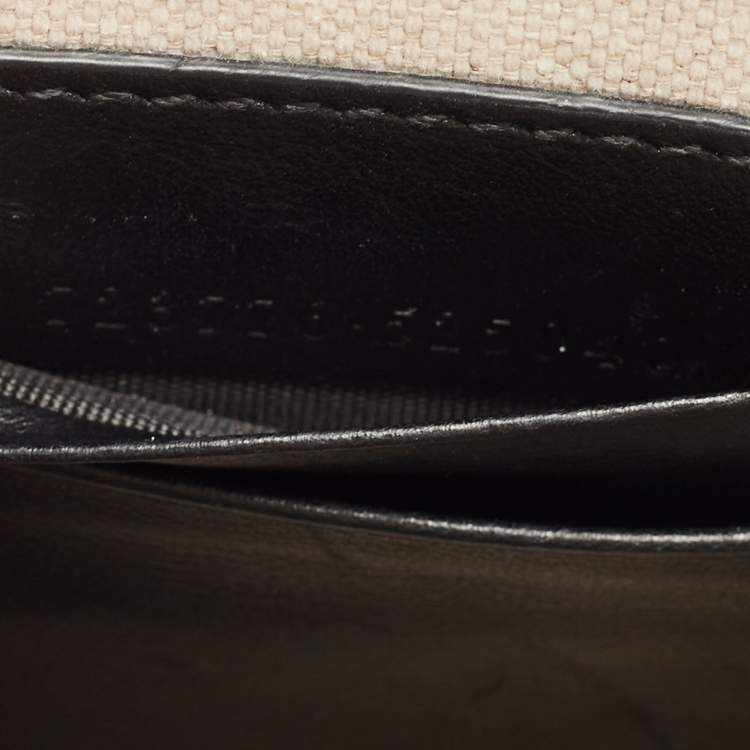 Pre Owned Gucci Black Guccissima Leather Mini Cut Out Handle Crossbody Bag