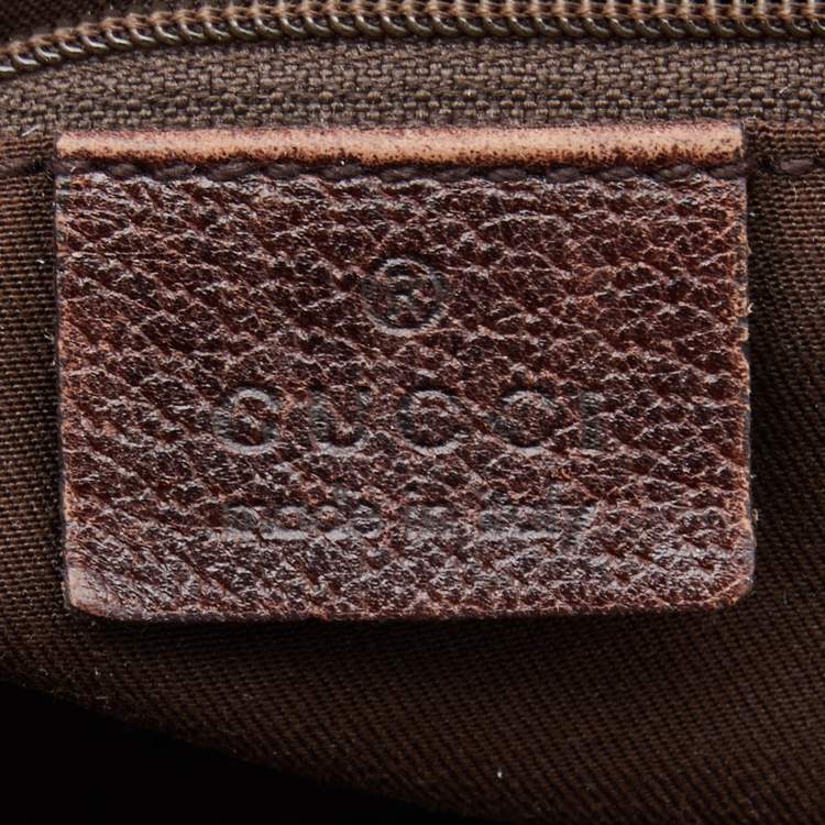 Pre Owned Gucci Beige/Brown GG Canvas and Leather Princy Boston Bag