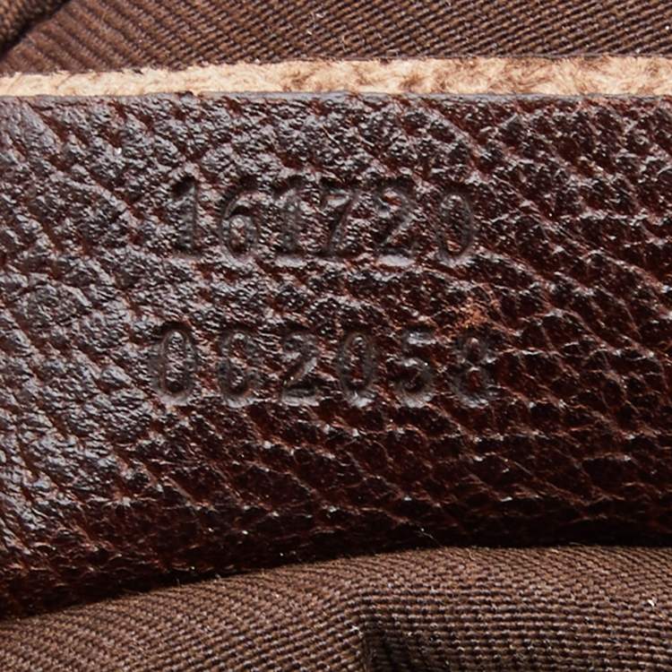 Pre Owned Gucci Beige/Brown GG Canvas and Leather Princy Boston Bag