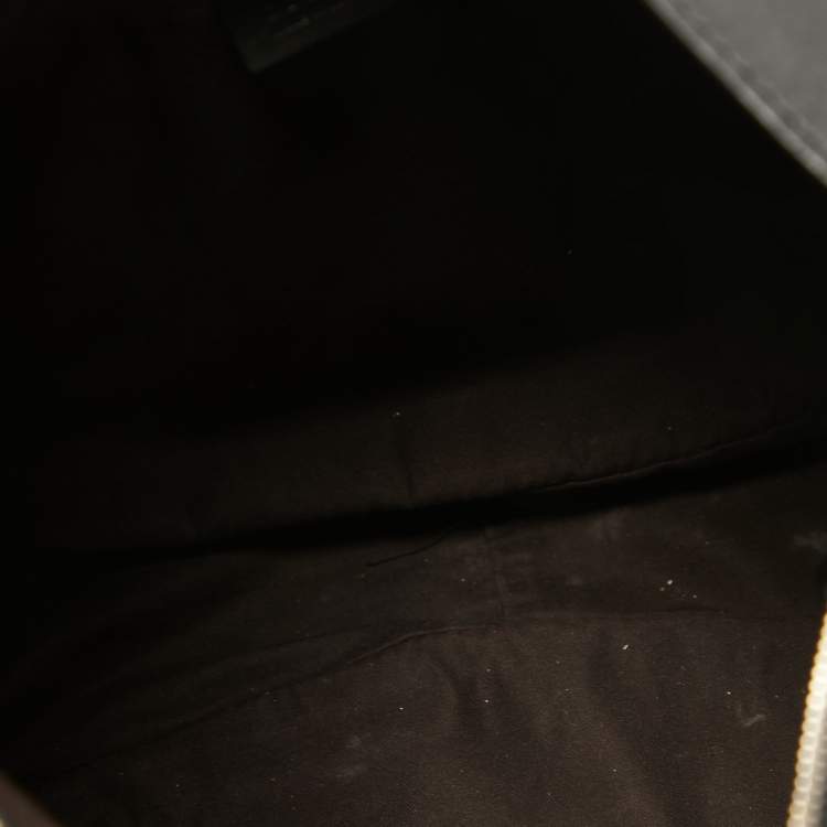 Pre Owned Gucci Beige/Black GG Canvas and Leather Medium Sukey Hobo