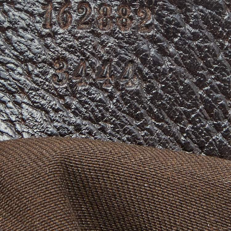 Pre Owned Gucci Beige/Brown GG Canvas and Leather Princy Hobo