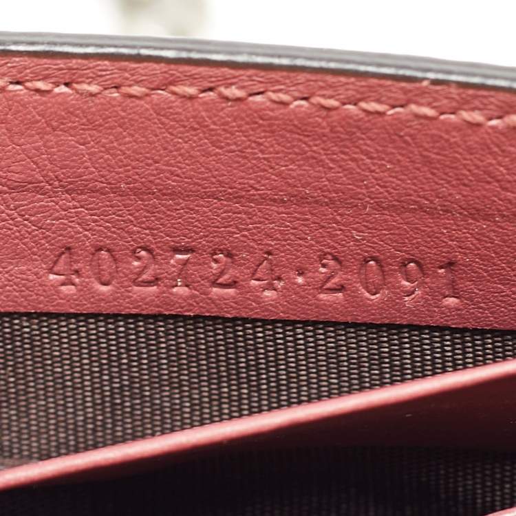 Pre Owned Gucci Multicolor Blooms Print GG Supreme Canvas and Leather Wallet on Chain