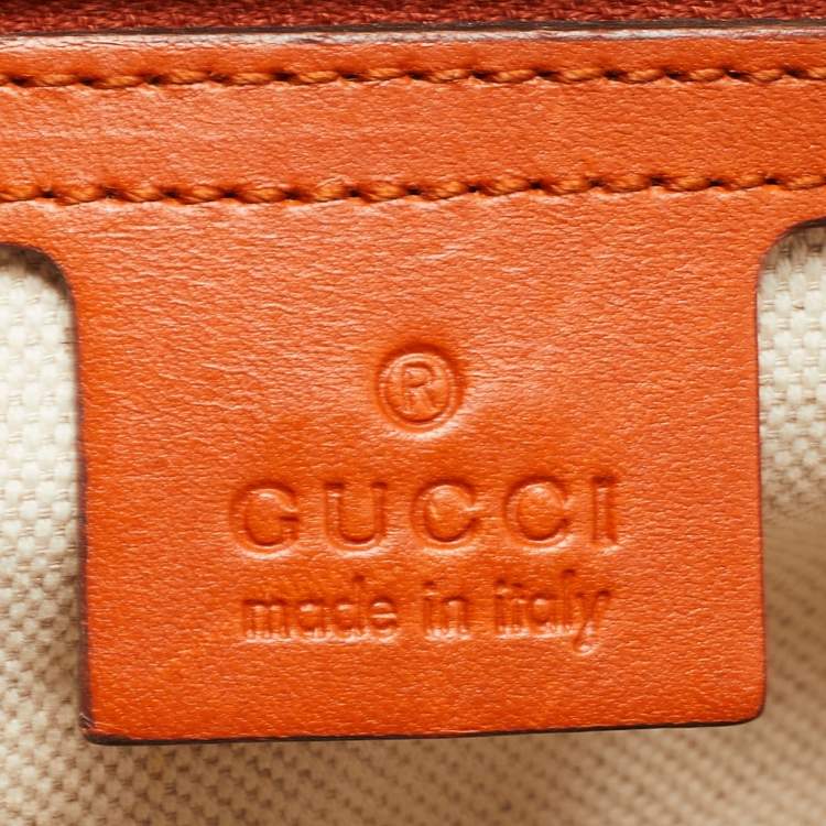 Pre Owned Gucci Brown/Beige GG Canvas Medium Web Top Handle Bag