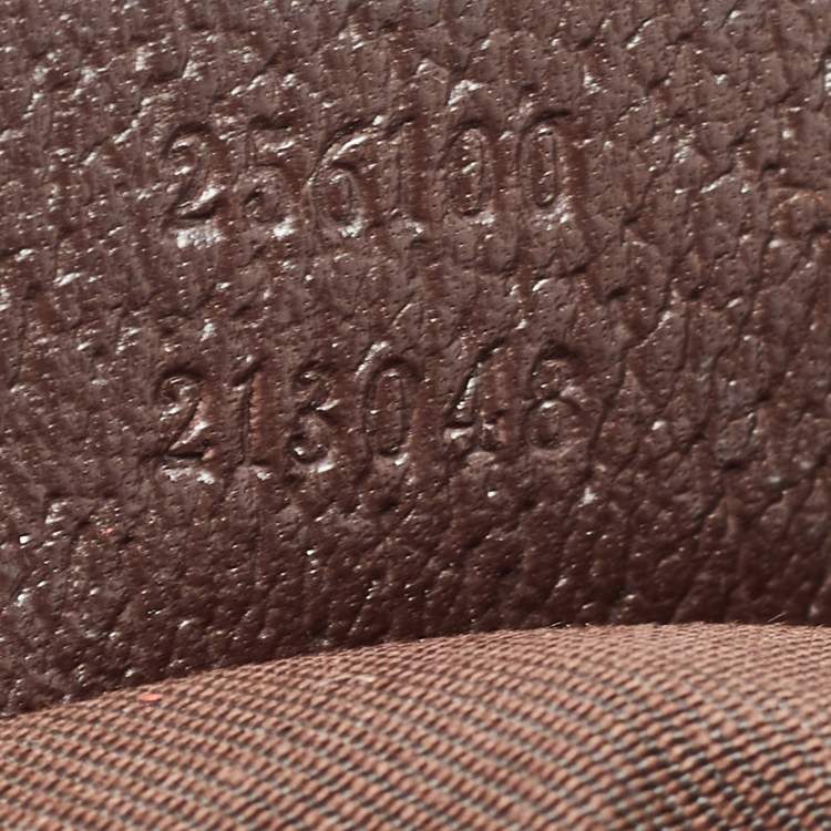 Pre Owned Gucci Beige/Brown GG Canvas and Leather Web Pocket Messengers Bag