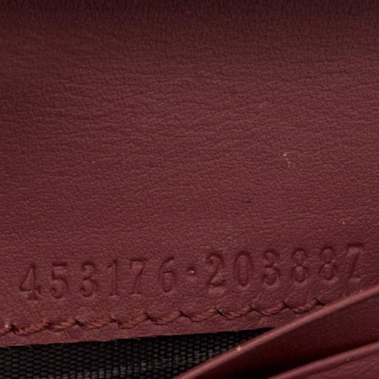 Pre Owned Gucci Multicolor GG Supreme Blooms Canvas Card Case