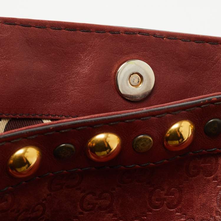 مملوكة مسبقًا Gucci Dark Brown Guccissima Leather Babouska Shopper Tote