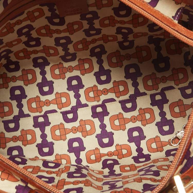 Pre Owned Gucci Brown Guccissima Leather Medium Punch Tote