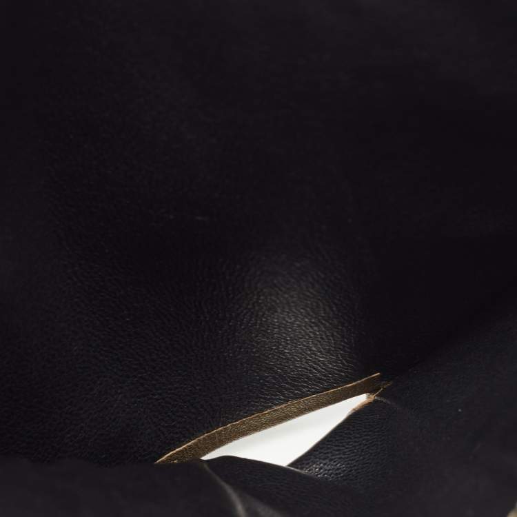 Pre Owned Gucci Beige GG Canvas and Leather Logo Flap Wallet