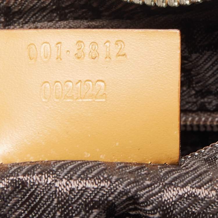 Pre Owned Gucci Tan Glossy Leather Hobo