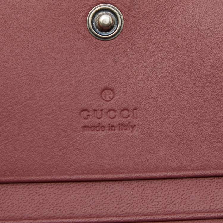 مملوكة مسبقًا Gucci Multicolor GG Supreme Blooms Canvas Card Case