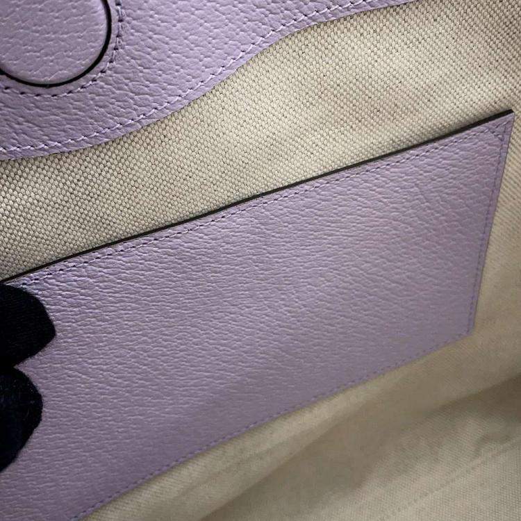 Pre Owned Gucci Beige/Pink Jumbo GG Canvas and Leather Tote Bag