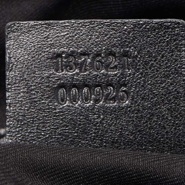 Pre Owned Gucci Black GG Canvas Pelham Shoulder Bag