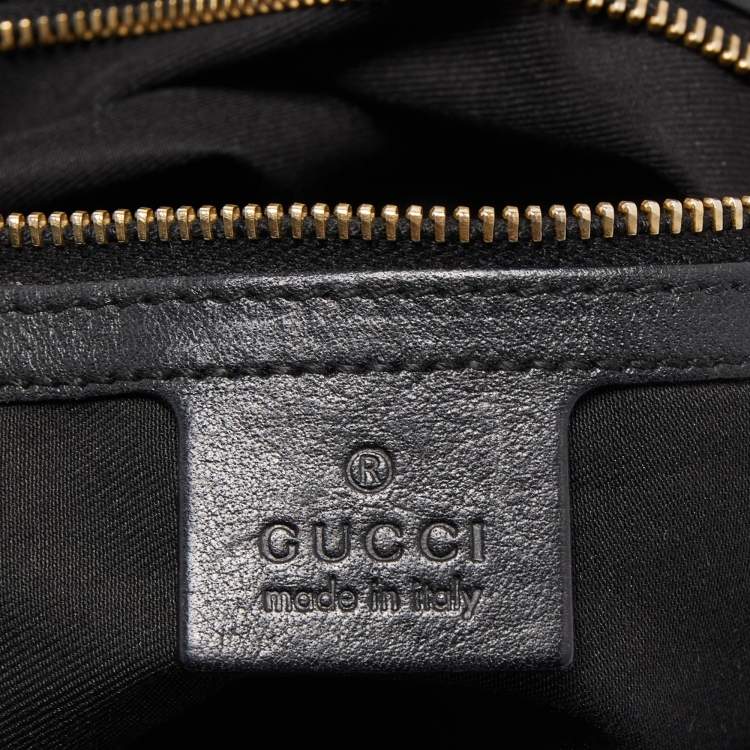 Pre Owned Gucci Black GG Canvas Pelham Shoulder Bag