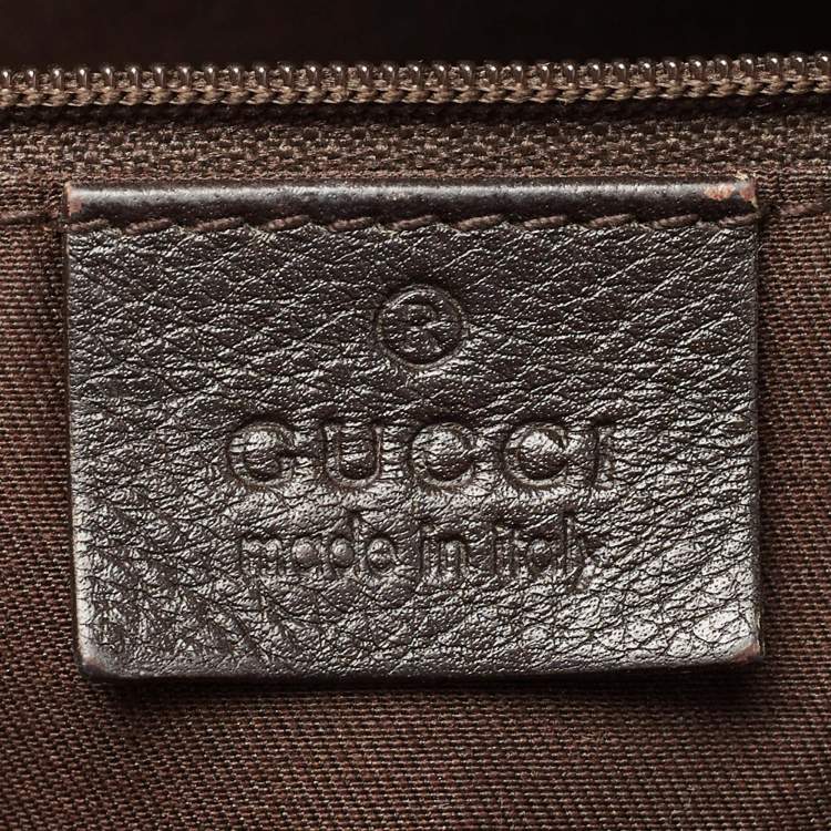 مملوكة مسبقًا Gucci Beige/Ebony GG Canvas Medium New Ladies Web Hobo 