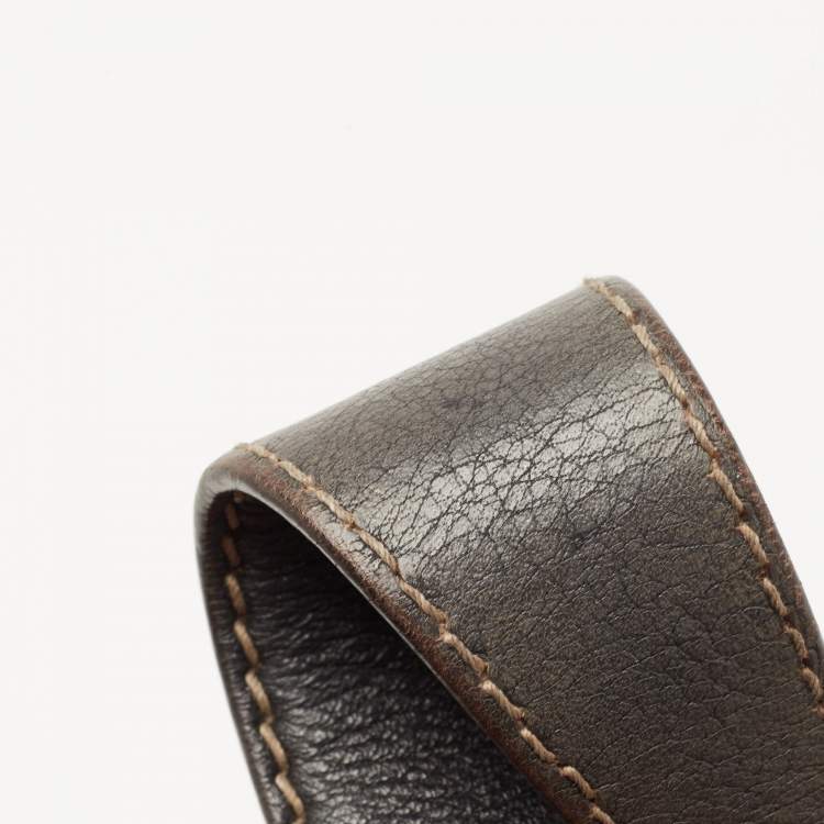 مملوكة مسبقًا Gucci Beige/Ebony GG Canvas Medium New Ladies Web Hobo 