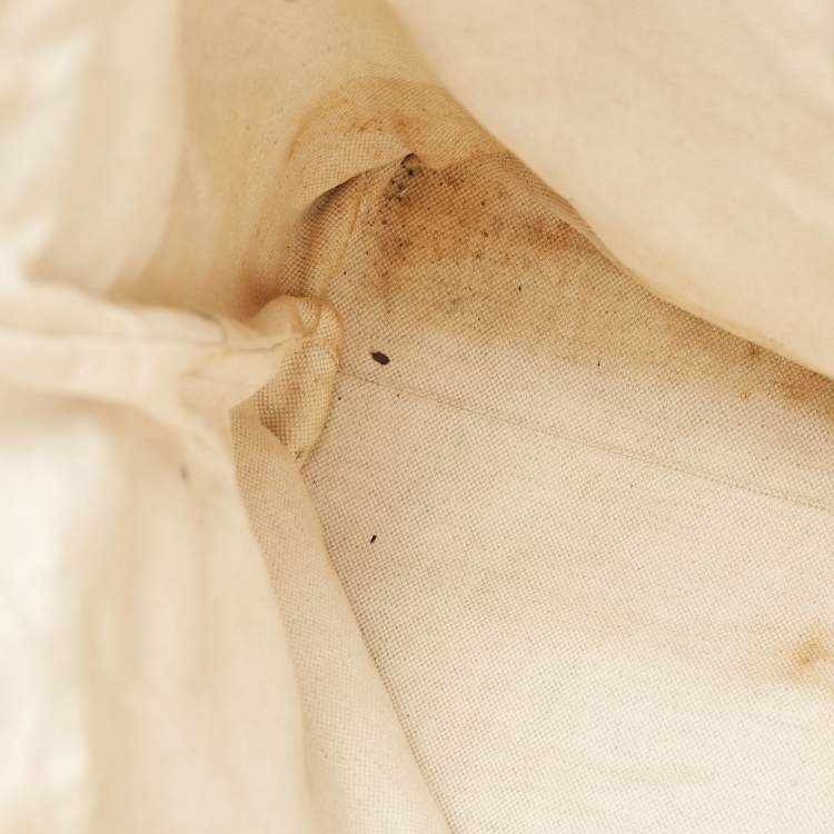 Pre Owned Gucci Tan Leather Medium Bamboo Shopper Tote