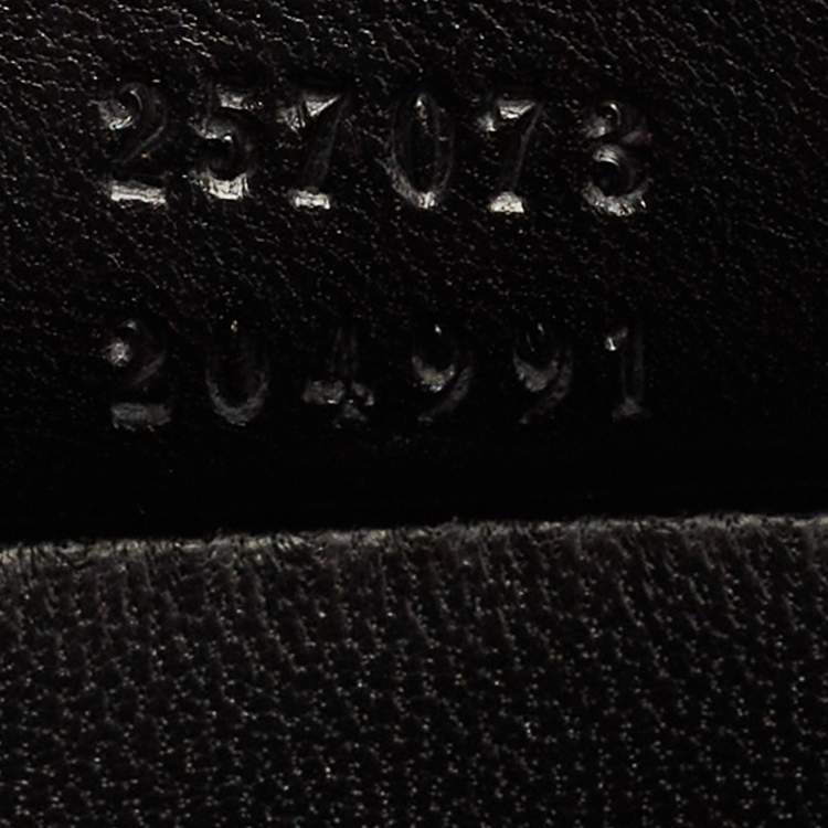 Pre Owned Gucci Black Microguccissima Patent Leather Small Broadway Clutch