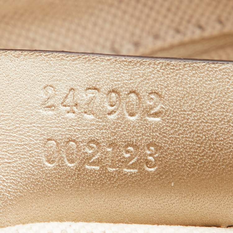 مملوكة مسبقًا Gucci Beige GG Canvas and Leather Sukey Tote