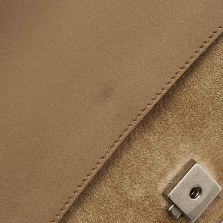 مملوكة مسبقًا Gucci Beige Suede and Leather Medium Dionysus Shoulder Bag