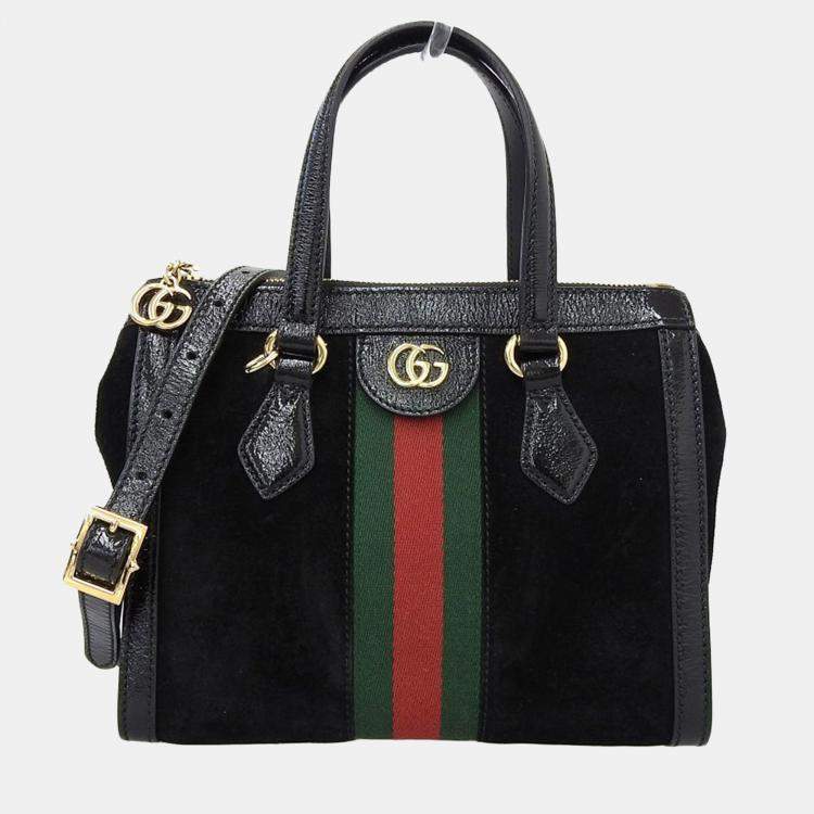 Gucci Women's Ophidia Leather Handbag - Metallic - Totes
