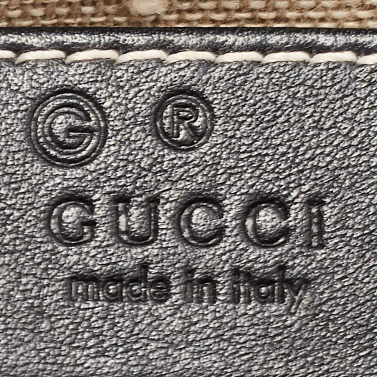 Pre Owned Gucci Black Guccissima Leather Emily Chain Shoulder Bag