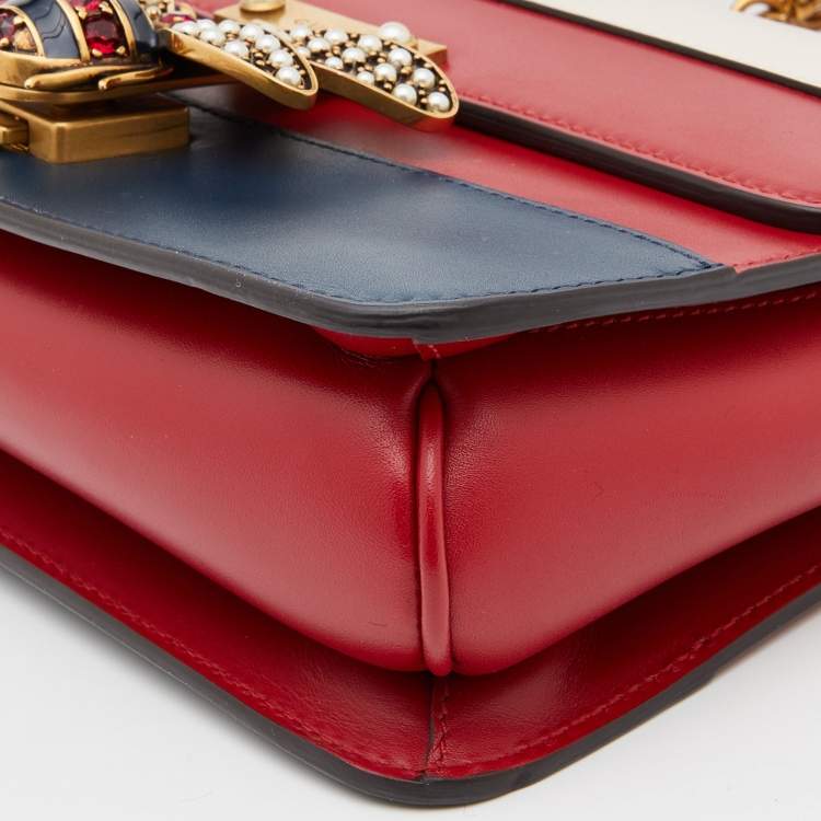 Pre Owned Gucci Multicolor Leather Queen Margaret Shoulder Bag