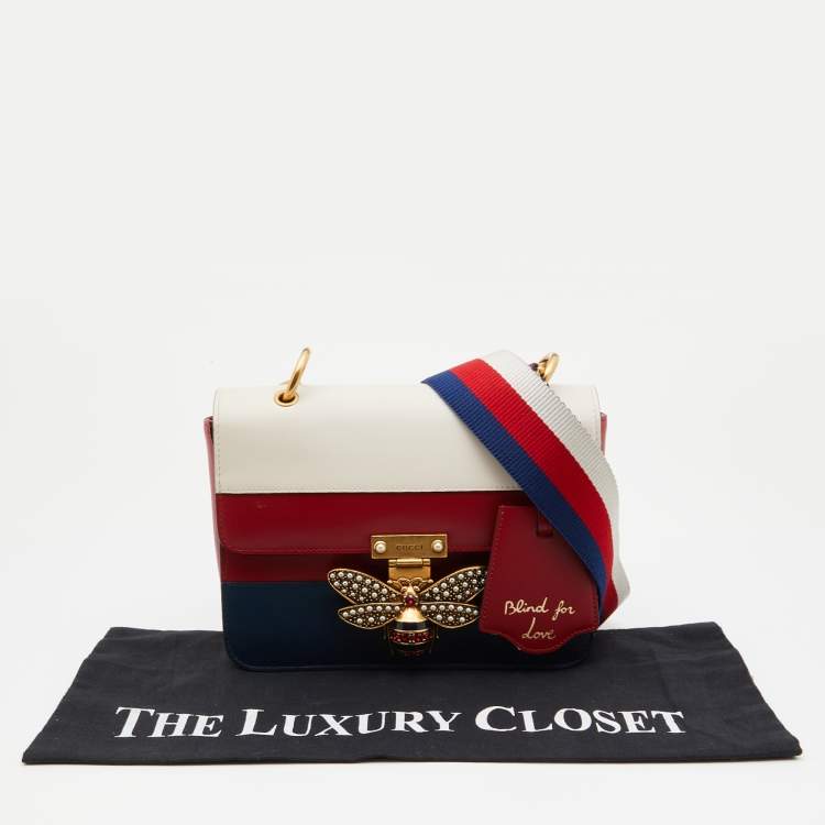 Pre Owned Gucci Multicolor Leather Queen Margaret Shoulder Bag
