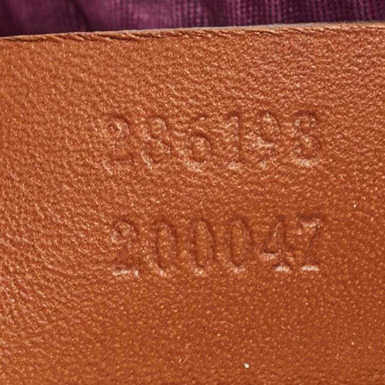 Pre Owned Gucci Purple Nylon Guccissima Shopper Tote Bag