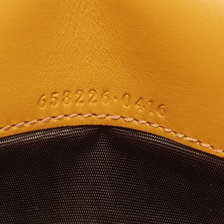 مملوكة مسبقًا Gucci Tricolor GG Supreme Canvas and Leather Continental Wallet on Chain