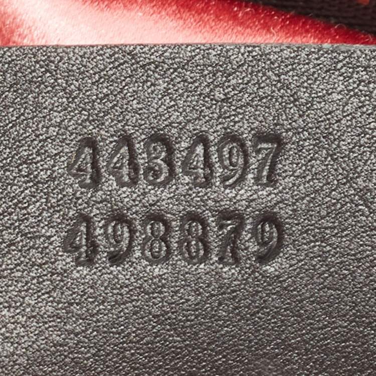 Pre Owned Gucci Black/White Matelassé Leather Small GG Marmont Shoulder Bag