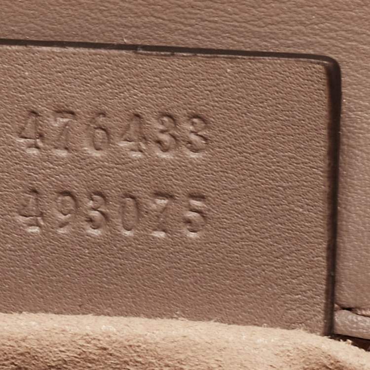 مملوكة مسبقًا Gucci Old Rose Matelassé Leather Super Mini GG Marmont Shoulder Bag