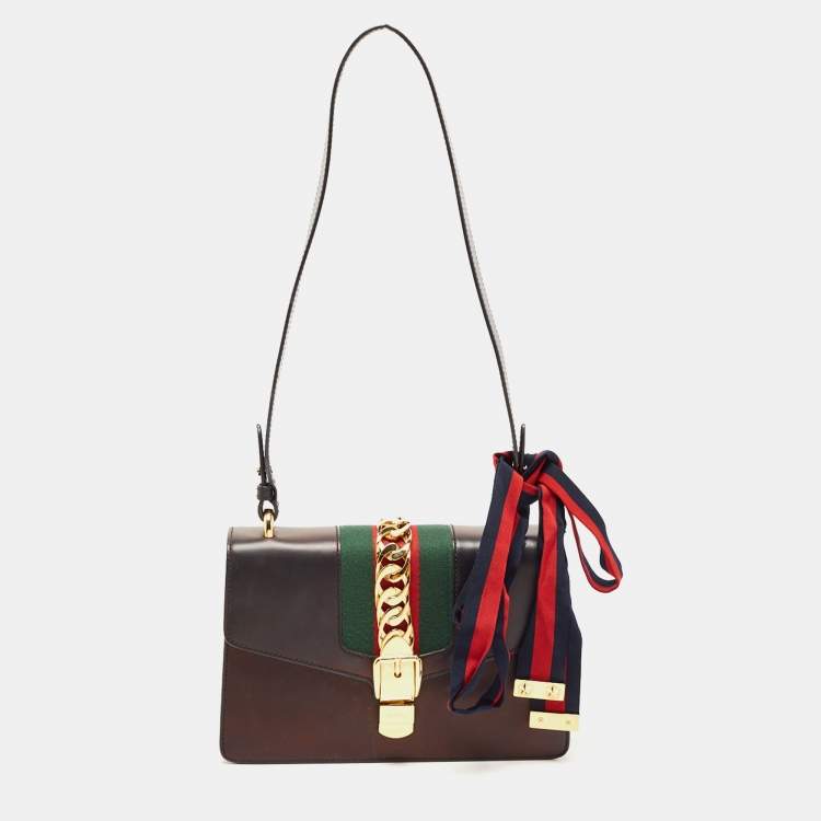 Gucci Sylvie Shoulder Bag Small Black - US